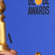 Darren Criss poses with the trophy during the 76th annual Golden Globe Awards on January 6, 2019.
